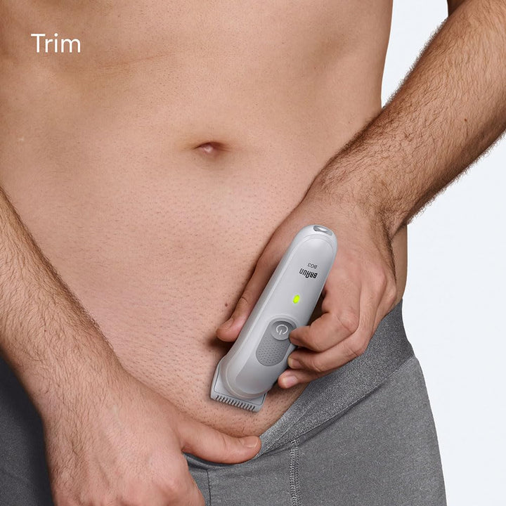 Braun Series 3 Körpertrimmer, +3 Pflegeutensilien, mit SkinGuard Technologie, 80 Minuten Aktionszeit