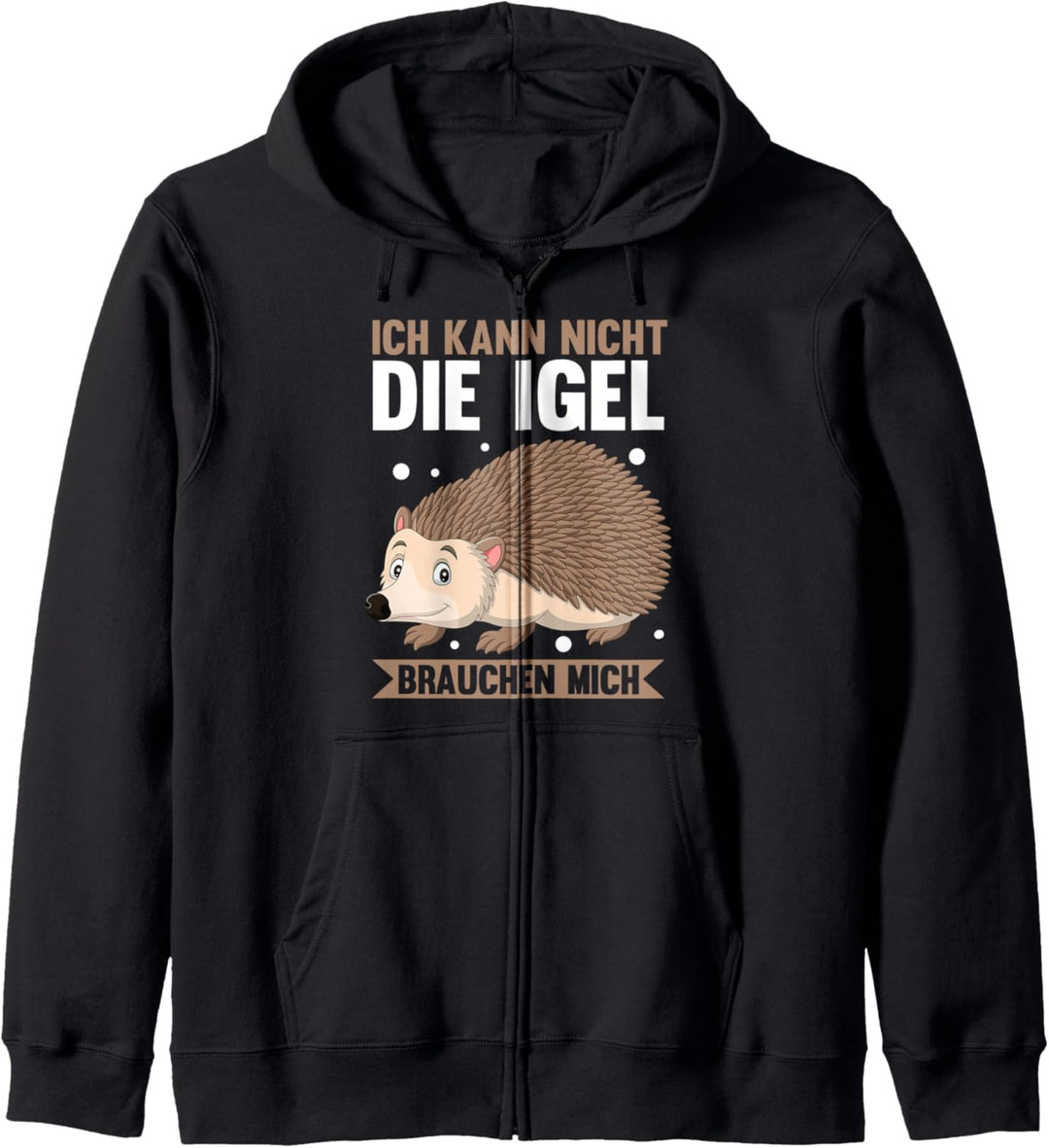 Wald Waldbewohner Igel Kapuzenjacke
