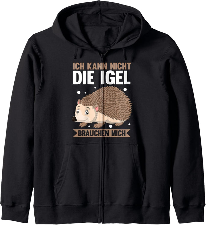 Wald Waldbewohner Igel Kapuzenjacke