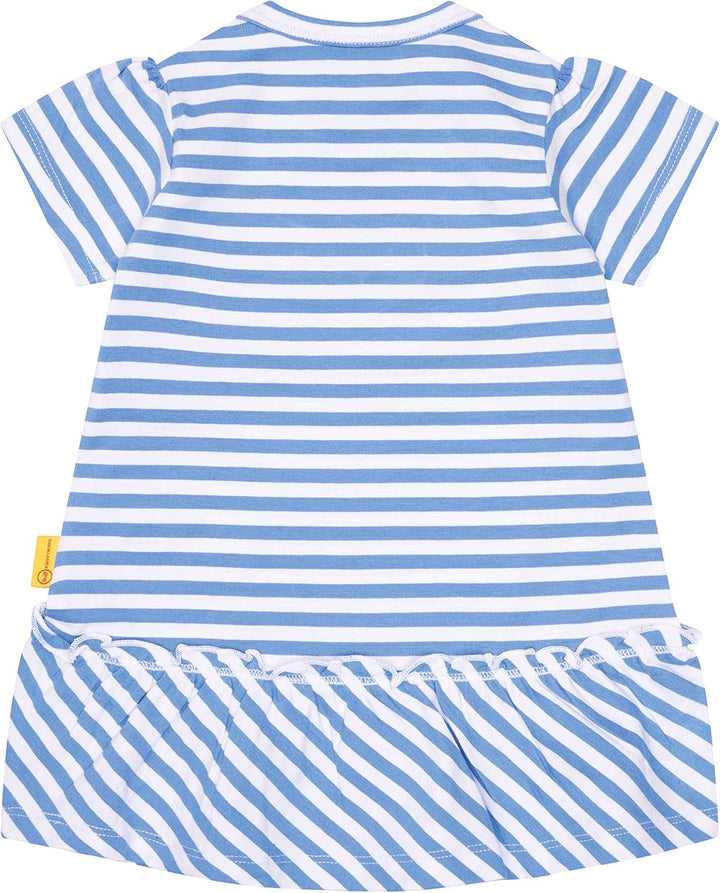 Steiff Baby-Mädchen Kurzarm Kleid 80 Ultramarine, 80 Ultramarine