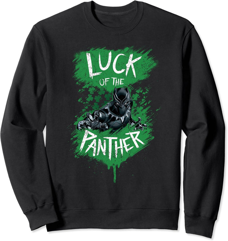 Marvel Black Panther Luck of the Panther Shamrock Sweatshirt