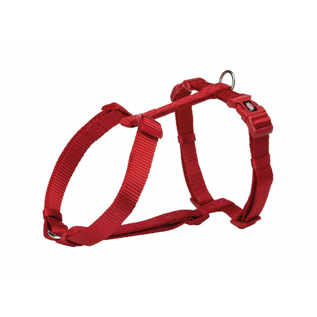 TRIXIE Premium H-Geschirr L: 60–80 cm/25 mm rot