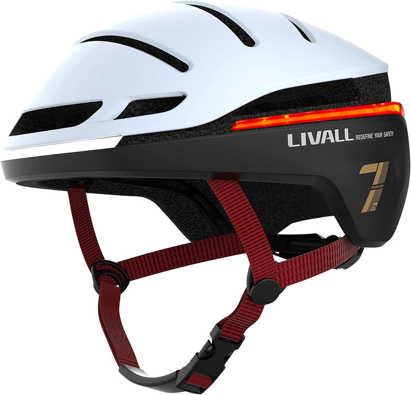 LIVALL Unisex – Erwachsene EVO21 Fahrradhelm, Weiss, S