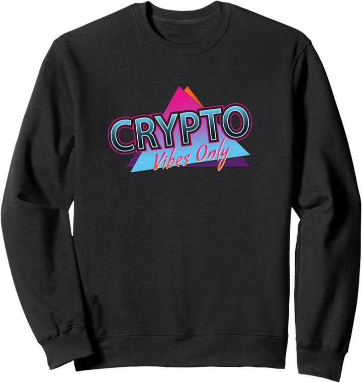 Crypto Apparel - Nur Crypto Vibes - Bitcoin Dogecoin Sweatshirt