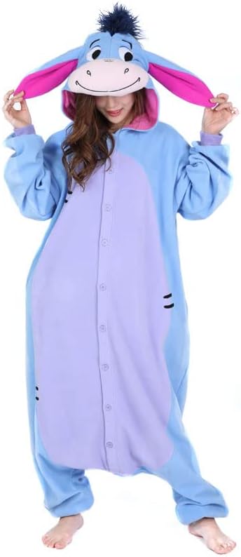 I-Ah Onesie Kigurumi Einteiler Onesie Kostüm Jumpsuit | SAZAC Kigurumi | für Kinder und Erwachsene |