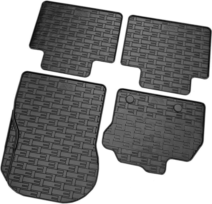 AUTO-STYLE Satz Gummimatten kompatibel mit Renault Zoe 2012-2018 & 2019- (4-teilig + Montagesystem)