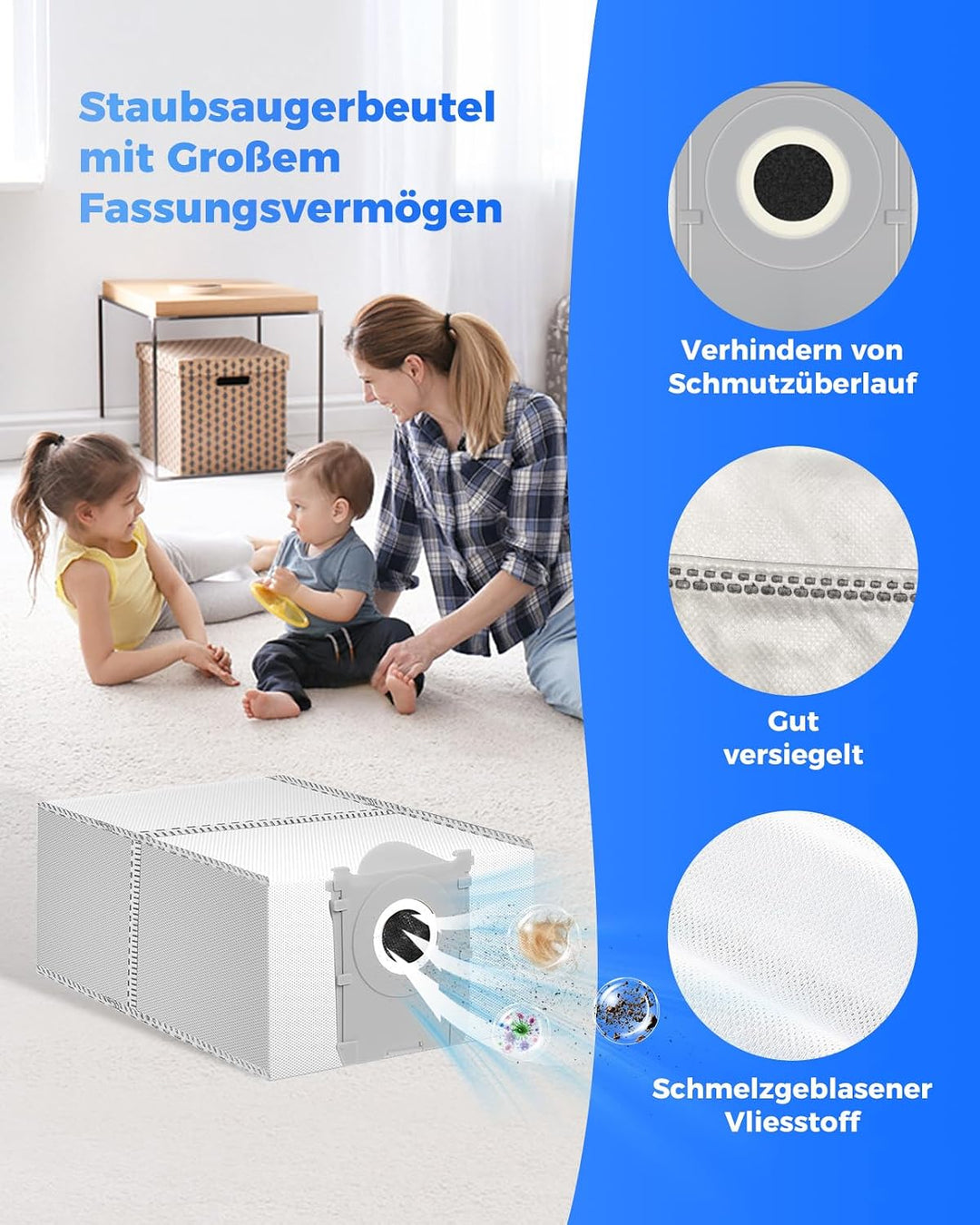 T50 PRO OMNI Gen2 Zubehör für Ecovacs Deebot T50 PRO OMNI Gen2/T50 PRO OMNI/T50 OMNI/T50 Omni Gen2,
