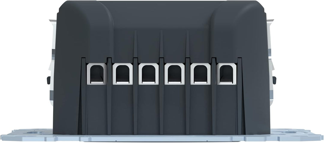 Schneider Electric Merten MEG5152-0000 Unterputz Elektronik Schalt Einsatz 2-fach 50-220 VA, für ohm