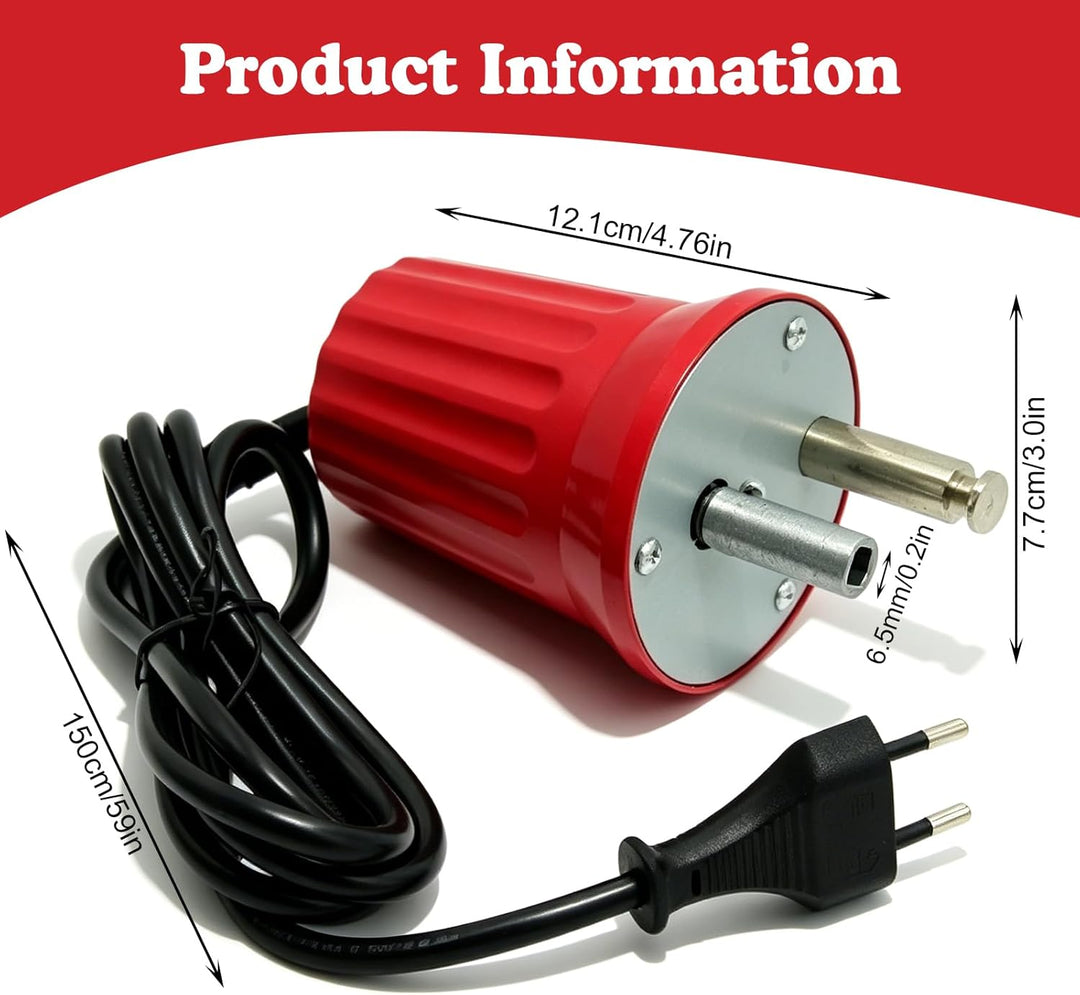 GBKDQQ Grillmotor, Barbecue Grillmotor, DC 220V-240V Elektromotor Grill, ABS Barbecue Rotator Motor