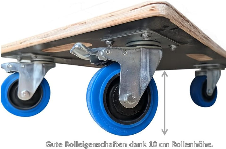 (2er-Set) Möbelroller/Transporthilfe | 60 × 40 cm | je 500 kg | Kompakt, stabil, bodenschonend – für