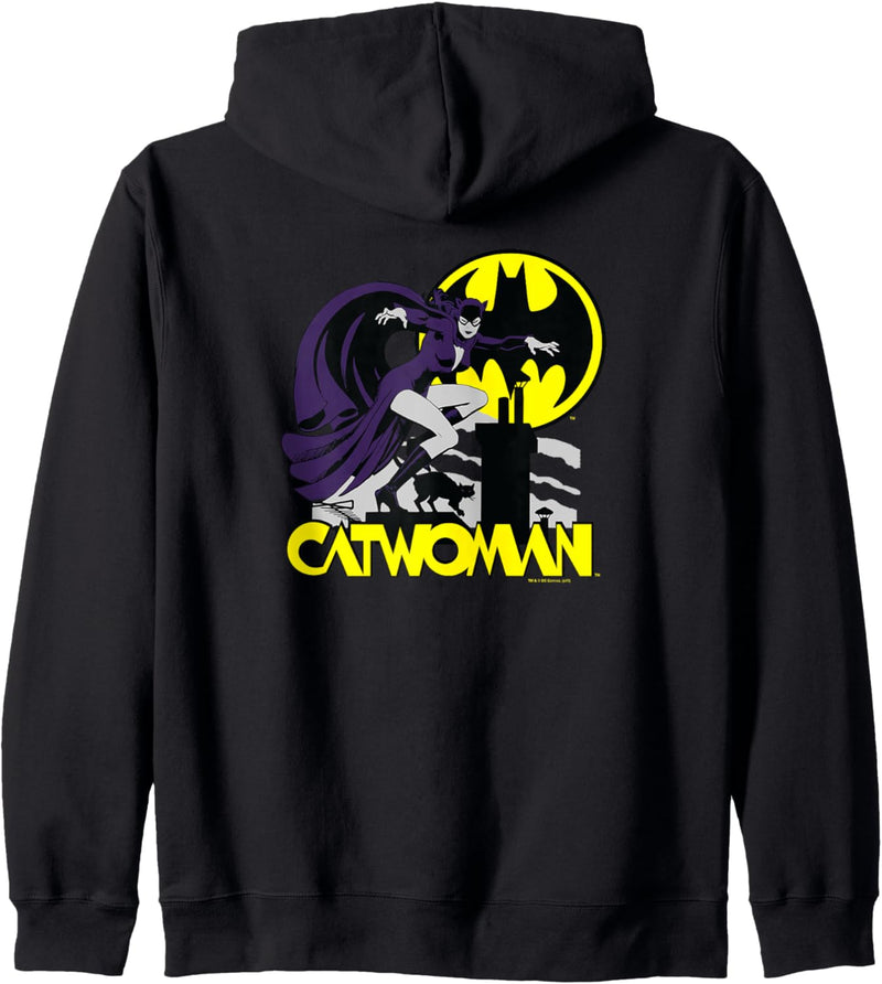 Batman Catwoman Rooftop Cat Kapuzenjacke