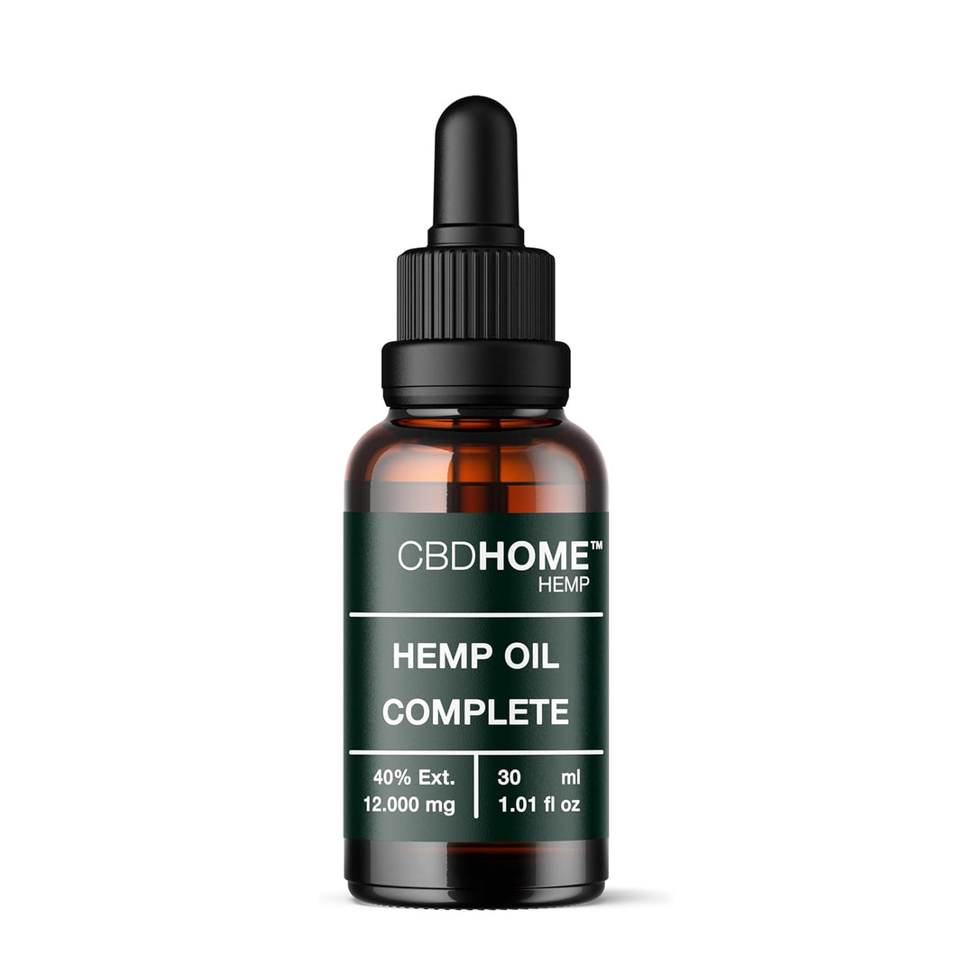 Hanföl 40% Max - 30 ml - Basis aus bio-zertifiziertem Kokosöl und Hanfsamenöl - Kaltgepresst - Ohne