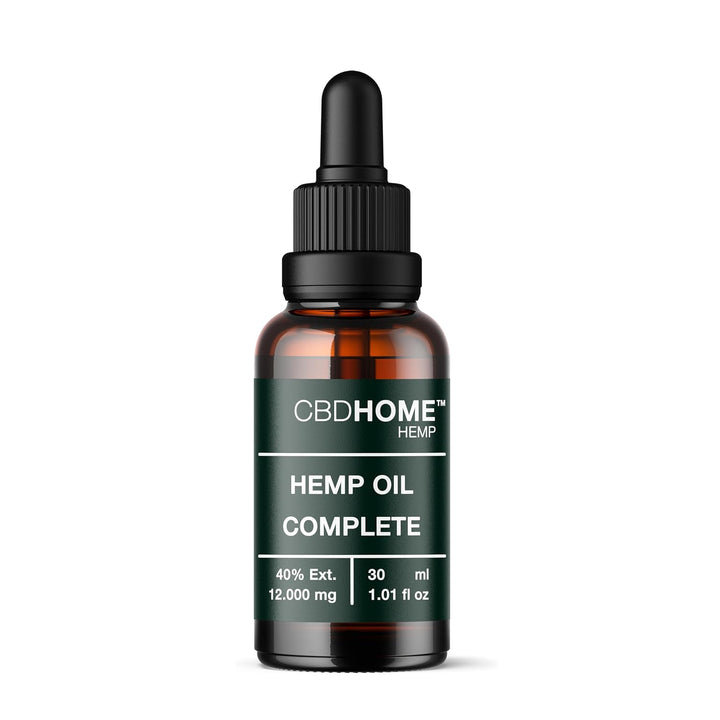 Hanföl 40% Max - 30 ml - Basis aus bio-zertifiziertem Kokosöl und Hanfsamenöl - Kaltgepresst - Ohne