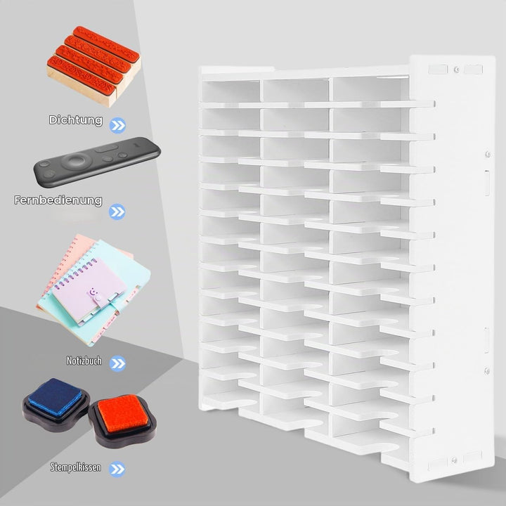 ABOOFAN Cd Aufbewahrungsbox Mit 36 Fächern 13.00X5.24 Zoll Organizer Für Cds Und Dvds Multifunktiona
