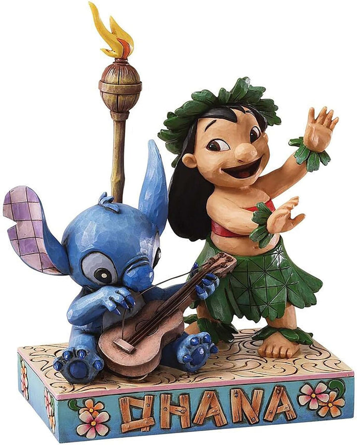 Enesco - Disney Traditions - Lilo & Stitch Ohana 7" Statue