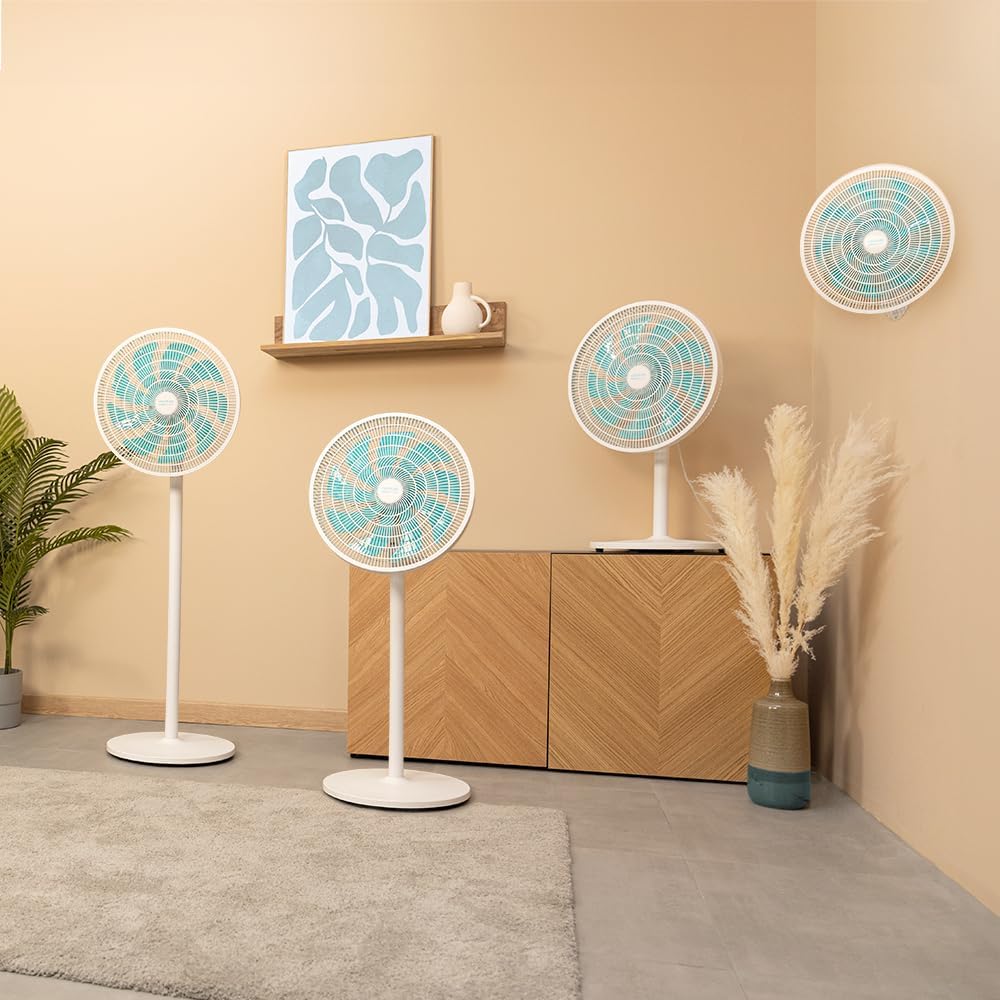 Cecotec Standventilator, Tischventilator und Wandventilator EnergySilence 550 3in1. 60W, 3 Höhen, 16