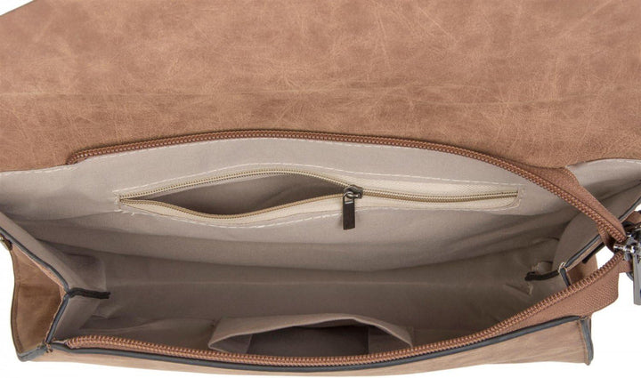 styleBREAKER Envelope Clutch, Abendtasche im Kuvert Design mit Schulterriehmen und Trageschlaufe, Da
