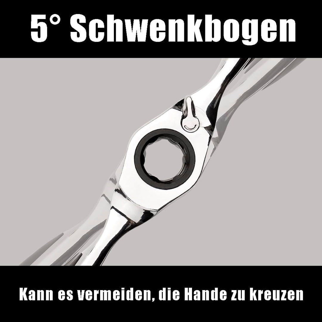 FOURROBBER Gewindeschneid-Satz 41-tlg M3-M12 Gewindeschneider Gewindebohrer Werkzeug mit Windeisen,