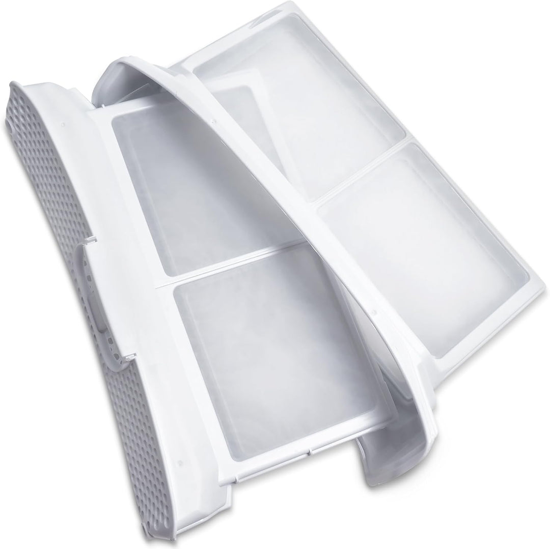 VIOKS Flusensieb Filter Filtertasche Ersatz für Flusensieb Siеmens Nеff Bosch 00656033 656033 - Weis