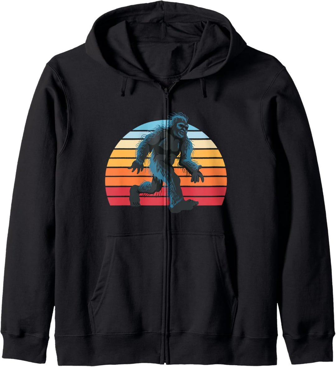 Kryptozoologie Sasquatch Mythos Kryptid Retro Bigfoot Kapuzenjacke