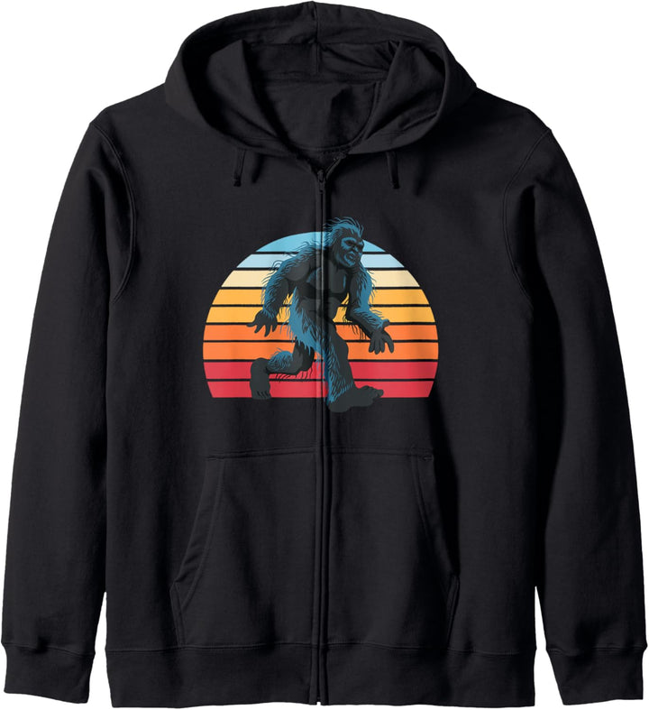 Kryptozoologie Sasquatch Mythos Kryptid Retro Bigfoot Kapuzenjacke