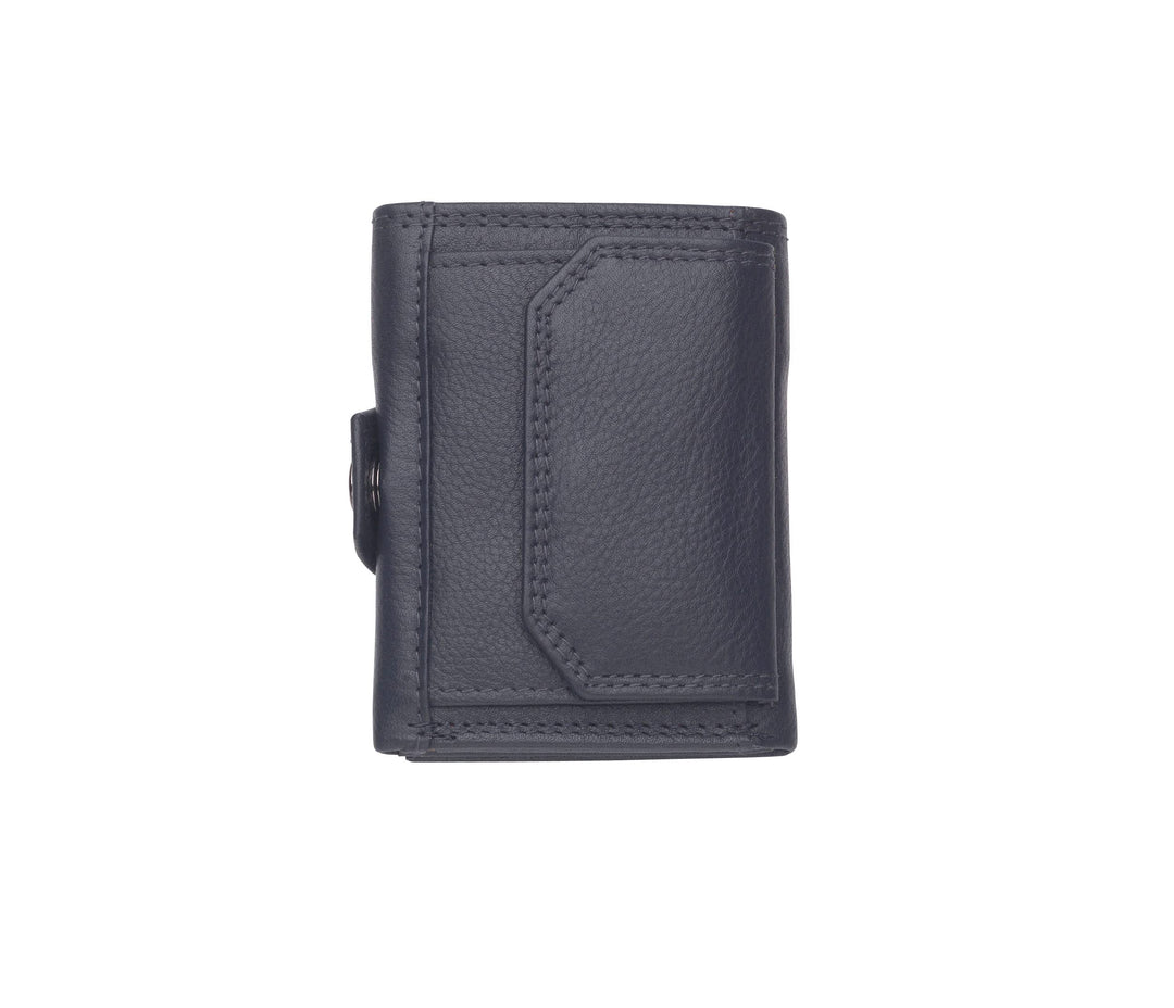Josephine Osthoff Mini Geldbörse mit Münzfach, RFID Credit Card Holder Damen und Herren Slim Wallet