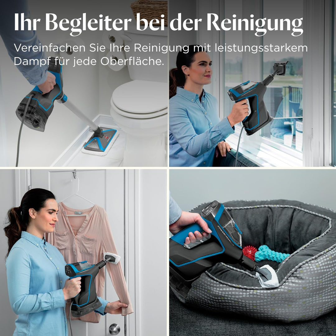 BISSELL PowerFresh Slim Steam, 3-in-1-Dampfreiniger, Dampfreiniger für die Bodenreinigung in einen t