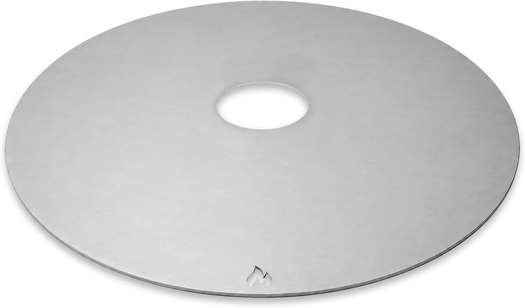 Grillrost.com Das Original Feuerplatte 100cm - 5mm Grillplatte für Feuertonne und Grilltonne - Made