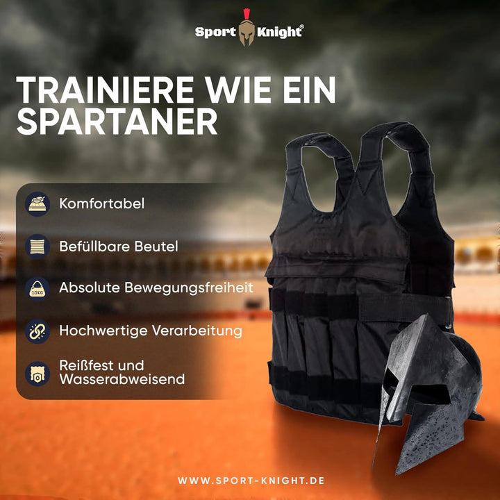 Gewichtsweste 1-50 Kg, Gewichtsbeutel individuell änderbar, hochwertiges Nylon, reissfest und wasser