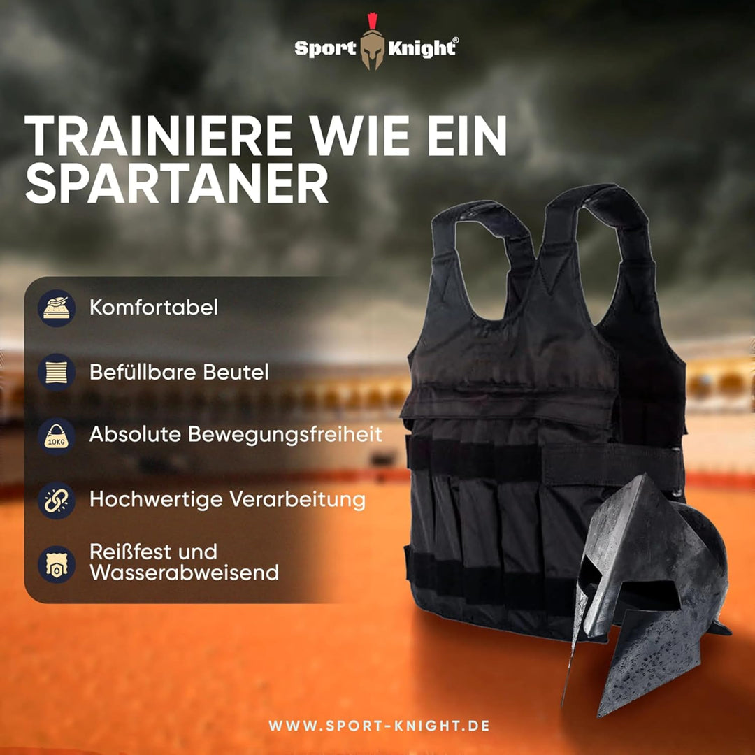 Gewichtsweste 1-50 Kg, Gewichtsbeutel individuell änderbar, hochwertiges Nylon, reissfest und wasser