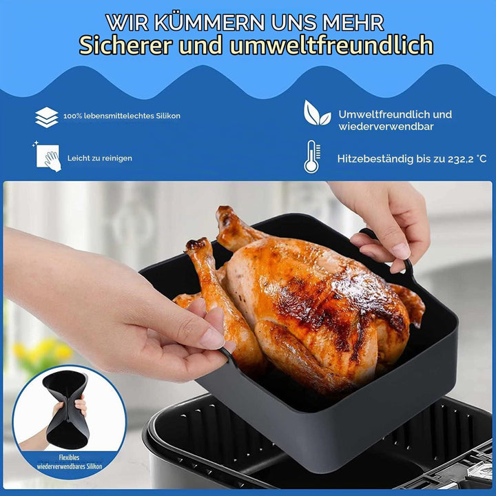 Ninja Heissluftfritteuse Zubehör, Airfryer Zubehör für Ninja Foodi AF400EU AF300EU Double Stack XL S