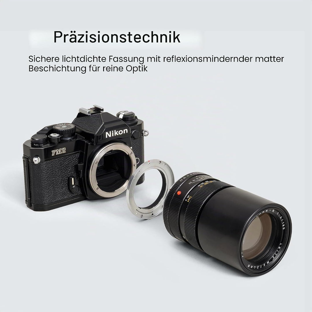 Urth Objektivadapter: Kompatibel mit Leica R Objektiv und Nikon F Kameragehäuse, Leica R