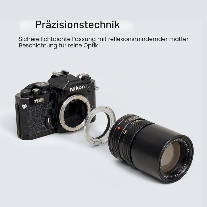 Urth Objektivadapter: Kompatibel mit Leica R Objektiv und Nikon F Kameragehäuse, Leica R