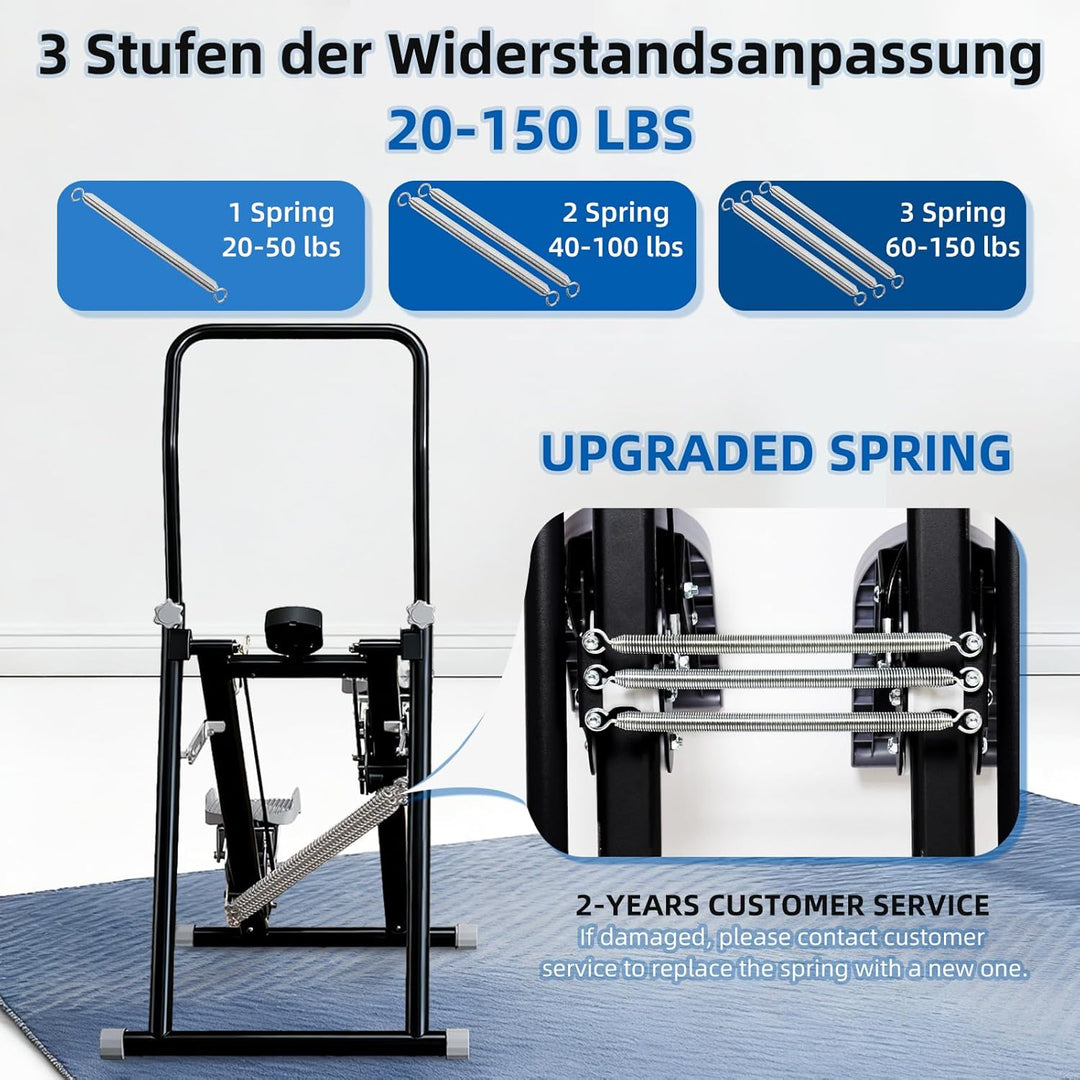 Stair Stepper für Zuhause, Stairmaster mit Einstellbarem 3 Stufen Widerstand für Ganzkörpertraining,