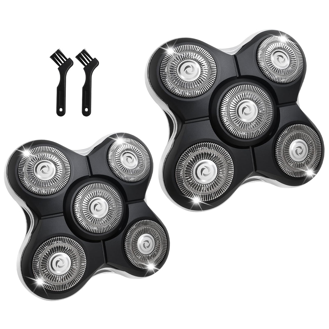 Rasierer Ersatzköpfe Kompatibel mit Balder Glatzenrasierer RX5/XR7000/XR1500, Kopfrasierer Scherkopf