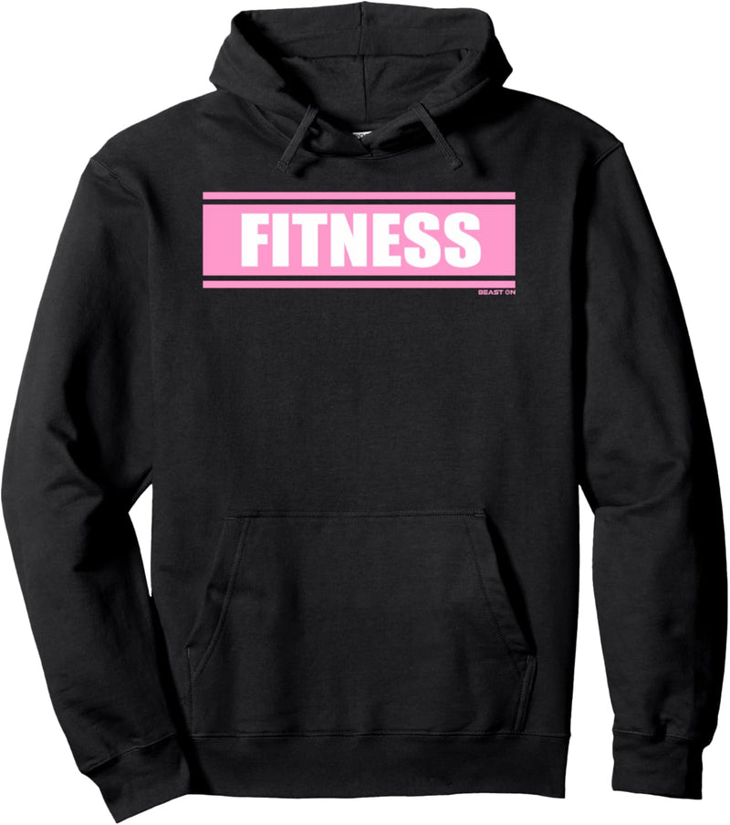 Fitness Rosa Gym Fitness Workout Gym Spruch Motivation rosa Pullover Hoodie