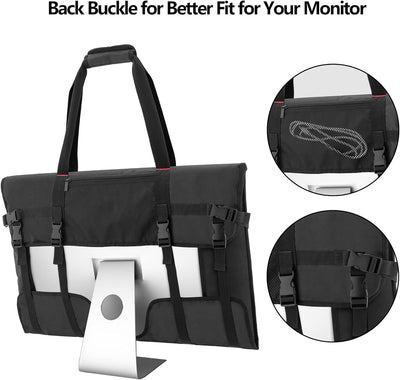 Trunab Monitortasche IMac-Transport Kompatibel mit iMac 27'', Abdeckung Schutz iMac-Bildschirm Aufbe