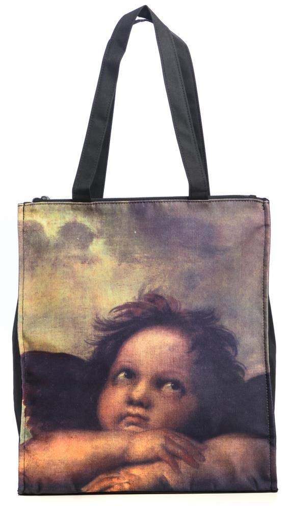 LUCKYWEATHER Shopper Einkaufstasche Twin Double Bag Damen Motiv Raffael ENGEL I Shopping Bag wassera