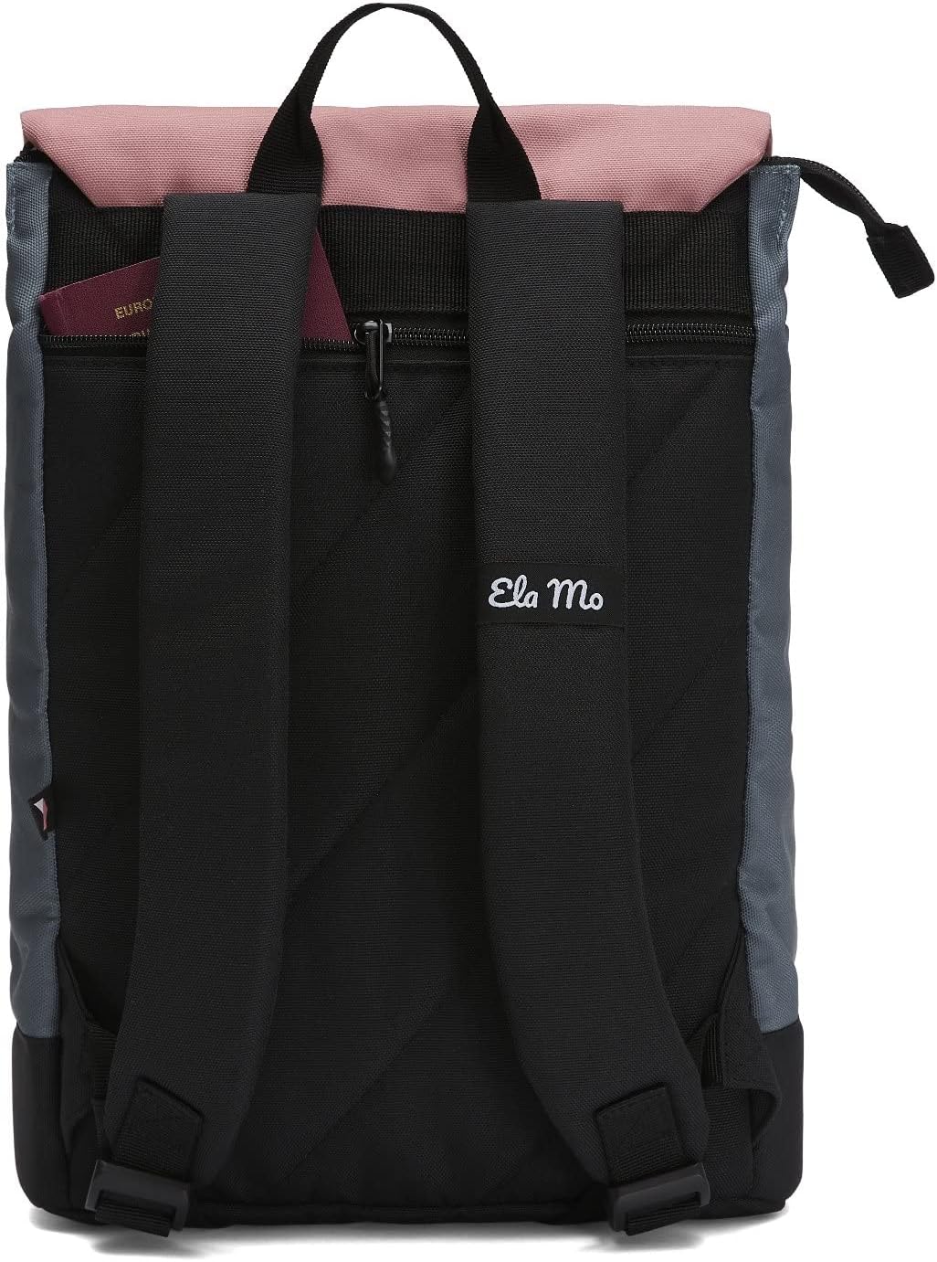 Ela Mo Rucksack Damen - Schön u. Durchdacht - Daypack mit Laptopfach & Anti Diebstahl Tasche für Aus