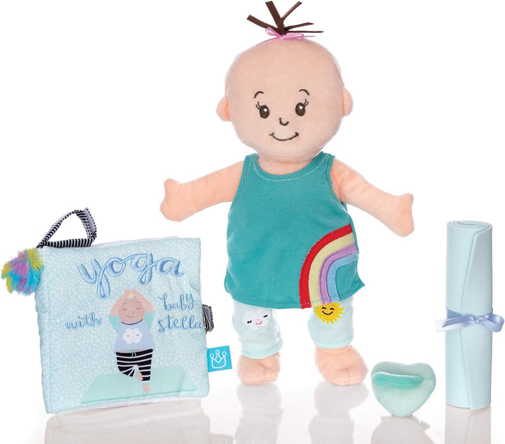 Manhattan Toy Wee Baby Stella 30,48 cm weiche Babypuppe mit Yoga-Set