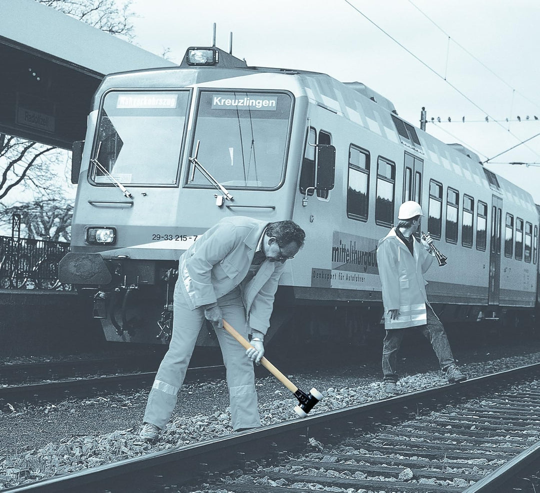 Wiha Safety Schonhammer / Hammer mit Härtegrad 7 - gelb, gelb / Kunststoffhammer rund, Gewicht 300 g