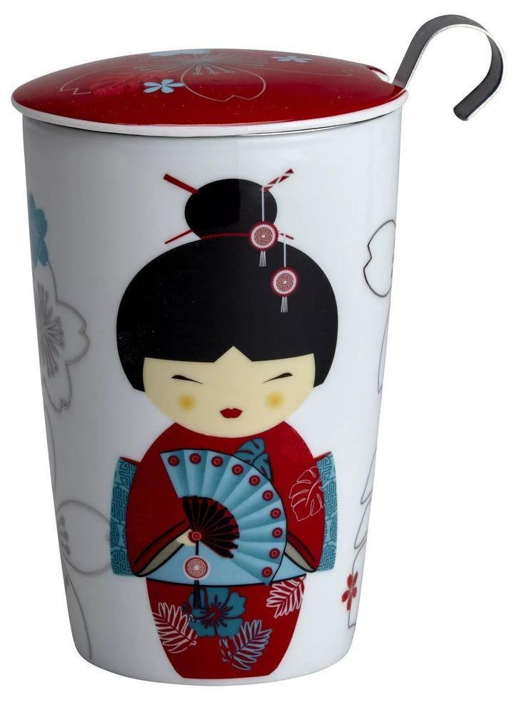 EigenArt Doppelwandbecher Teaeve Little Geisha Red