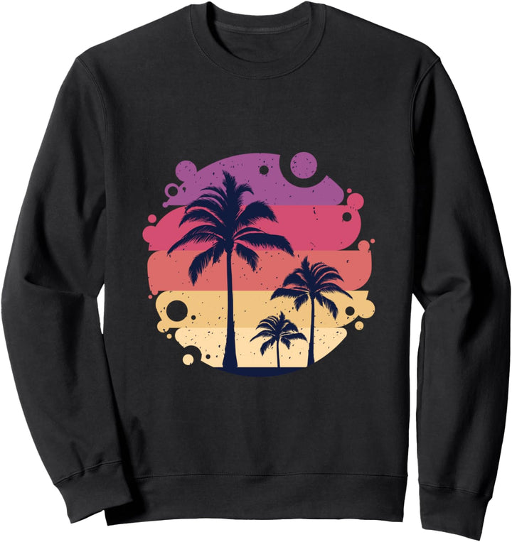 Hawaii Hawaiian Palmen Sommer Motiv Inselkind Urlaub Sweatshirt