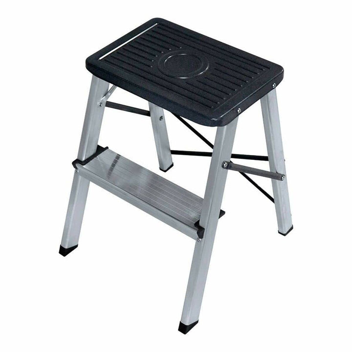 EDM 75050 Segun UNE Hocker aus Aluminium, 2 Stufen, Mehrfarbig, Einheitsgrösse, bunt