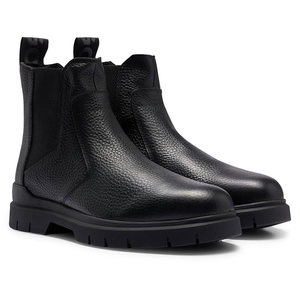 HUGO Herren Ryan_cheb_grlgChelsea_Boot 40 EU Schwarz, 40 EU Schwarz