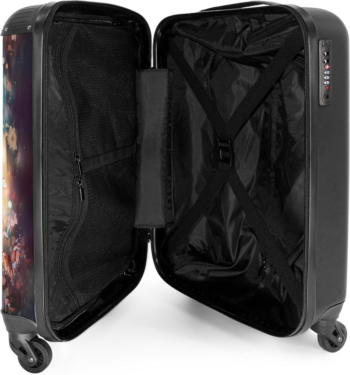 NoBoringSuitcases.com® Kinderkoffer Reisekoffer Kinder Mädchen Geschenk Handgepäck Koffer Klein Hart