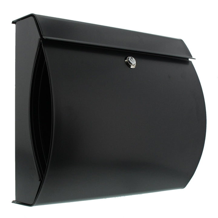 Burg-Wächter Briefkasten mit integriertem Zeitungsfach, Öffnungsstopp, Verzinkter Stahl, A4 Einwurf-