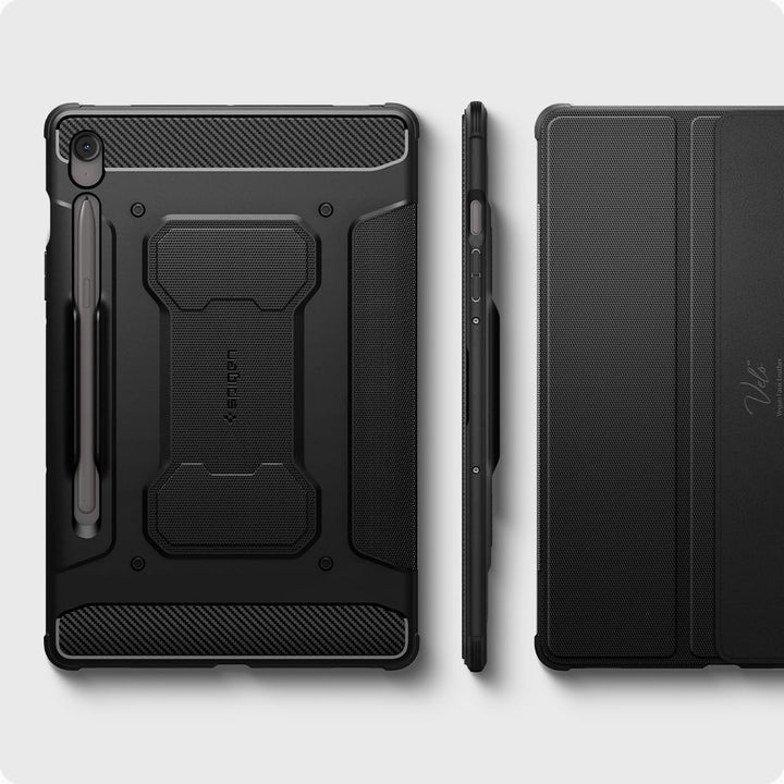 Spigen Rugged Armor Pro Hülle Entwickelt für Samsung Galaxy Tab S10 FE+ (2025) Schutzhülle mit S Pen