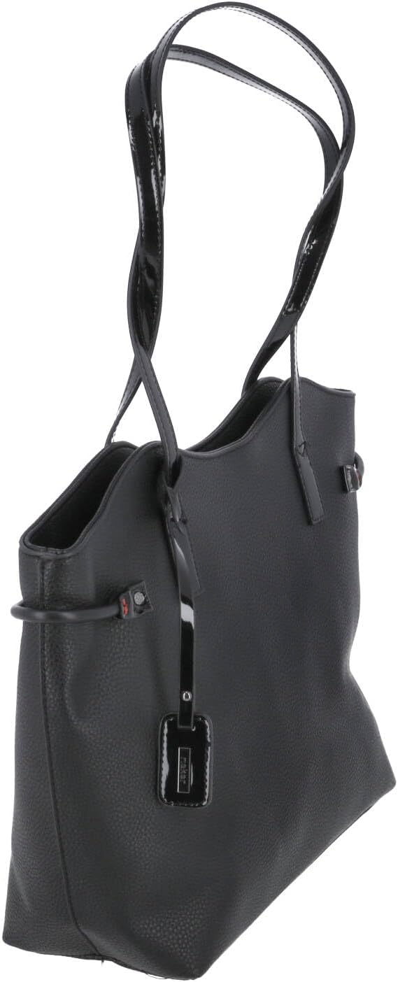 Rieker Damen H1527 Shopper, Schwarz