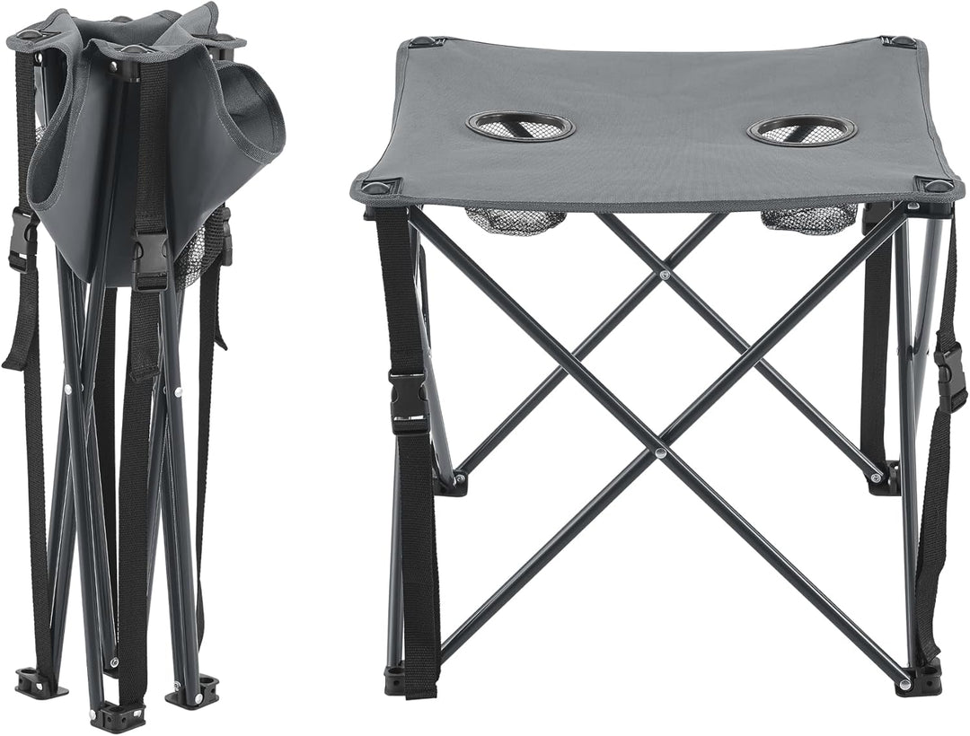 casa.pro Gartenmöbelset Banzi 3-TLG. Campingset 2 Stühle und Tisch faltbares Picknickset aus Textilg